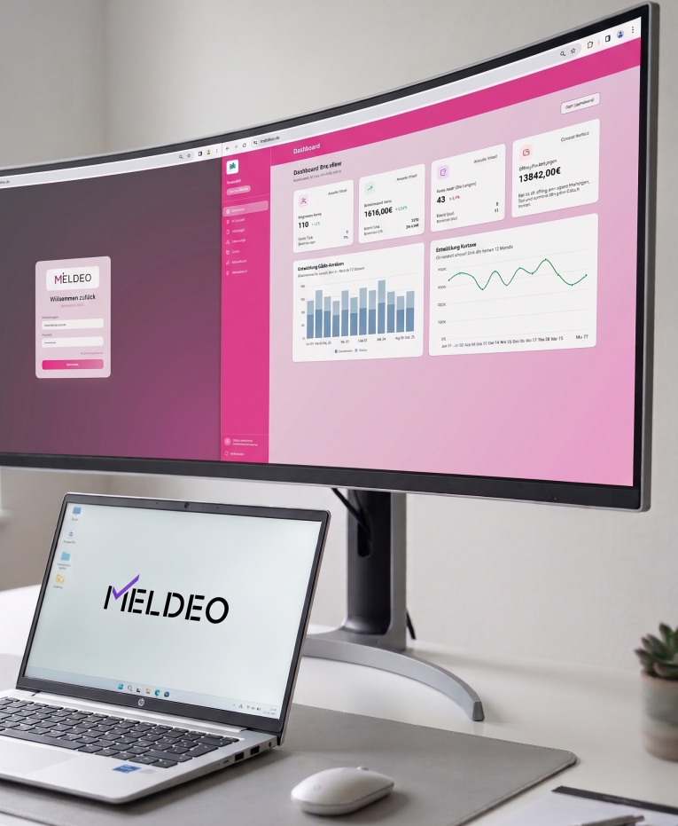 Meldeo Analytics Dashboard für Kommunen zur Auswertung von Übernachtungszahlen und Kurtaxe